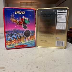 Two Oreo Vintage Collectible Tins - 1995 Edition